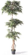 Τεχνητό Δέντρο Ρούσκος 0780-6 225cm Green Supergreens Polyethylene