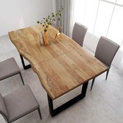 vidaXL Τραπεζαρία 180 x 90 x 76 εκ. από Μασίφ Ξύλο Ακακίας