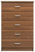 Συρταριέρα DRAWER Καρυδί MDF 60x40x97cm