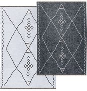 Χαλί Scandy 2 Όψεων 0111-GRE Dark Grey-Light Grey Ezzo 160X230cm