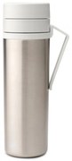 Μπουκάλι θερμότητας Brabantia Make&Take 1008488, 500 ml, διπλό τοίχωμα, χωρίς BPA, Inox/ανοιχτόχρωμο