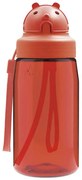 Παγούρι 450ml Με Καλαμάκι Laken Κόκκινο