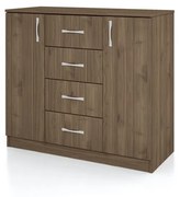 Τουαλέτα 1213004 Καρυδί, 43,5x91x100, Genomax Genom1210009116