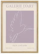 RODALM κορνίζα με πόστερ/περιστέρι ειρήνης, 50x70 cm 405.835.57