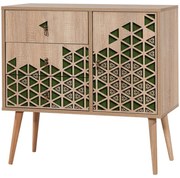 Συρταριέρα Verybox 869VEL3441 90x40x90cm Oak-Green