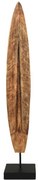 Διακοσμητικό Thalon 312-000032 12,5x9x70cm Natural-Black Inart Metal,Wood