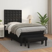 ΚΡΕΒΑΤΙ BOXSPRING ΜΕ ΣΤΡΩΜΑ ΜΑΥΡΟ 100X200ΕΚ.ΑΠΟ ΣΥΝΘΕΤΙΚΟ ΔΕΡΜΑ 3137647