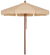 ΟΜΠΡΕΛΑ ΕΠΑΓΓΕΛΜΑΤΙΚΗ WALLER Φ2.30X2,50Y ΜΕ ΞΥΛΙΝΟ ΣΚΕΛΕΤΟ HM6021 ΜΠΕΖ