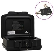 vidaXL Χρηματοκιβώτιο Μαύρο 38 x 32,5 x 16,5 εκ.