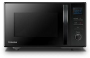 Φούρνος μικροκυμάτων 4in1 Toshiba MW2-AC25TBK, 25 l, 950W, Grill 1100W, Convection 2100W, Κεραμική επίστρωση, Μαύρο