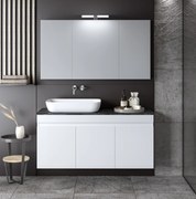 ΣΕΤ ΕΠΙΠΛΟΥ OMEGA TOP 120cm χρ.WHITE/GREY 9SOMT120GLG 9SOMT120GLG