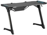 BRATECK gaming γραφείο Glory GMD04-1S, 1200x600mm, RGB, μαύρο