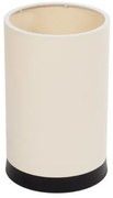 CYLINDER 203-0183 Μοντέρνο Επιτραπέζιο Φωτιστικό Μονόφωτο 1 x E27 IP20 Μαύρη Βάση με Λευκό Υφασμα-Μ14 x Π14 x Υ21cm Globostar 203-0183 Λευκό