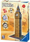 Παζλ 3D 12586 Ρολόι The Big Ben 216Τμχ. Gold Ravensburger