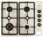 MultiHome MH-6103 Εστία Υγραερίου Αυτόνομη 58.5x50εκ Μπεζ Rustic