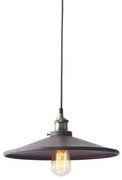 ACA KS1288P361RT Vintage Φωτιστικό Κρεμαστό Καμπάνα 36cm Απόχρωση Σκουριά