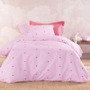 Σεντόνια Παιδικά Young Heart (Σετ 3τμχ) Ρυθμός Ημίδιπλο 160x260cm 100% Βαμβάκι