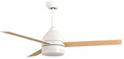 Eurolamp Ανεμιστήρας Οροφής Φ107cm DC22W Με LED Φως 24W Και Κοντρόλ Σε Ανοιχτόχρωμο Ξύλο-Λευκό 300-25064