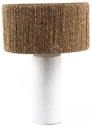 Φωτιστικό Επιτραπέζιο 0880002 38x38x49cm Brown-White Soulworks