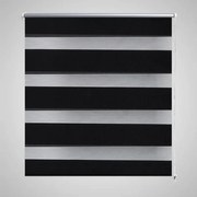 vidaXL Ρόλερ Zebra Μαύρο 60 x 120cm