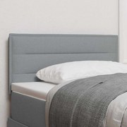 vidaXL LED Κεφαλάρια Σχεδίαση Γραμμών Ανοιχτό Γκρι 80 cm Ύφασμα