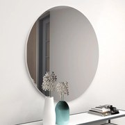 Καθρέφτης τοίχου Losta Megapap χρώμα λευκό 60x60x2,2εκ.-GP028-0005