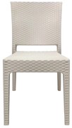 Καρέκλα Κήπου Cappuccino Rattan 47x55x87cm - 14720006