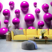 Φωτοταπετσαρία - Purple Balls 400x280