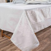 Τραπεζομάντηλο Jewel 03 Grey Teoran 160X230cm Cotton-Polyester
