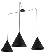 Κρεμαστό Φωτιστικό Οροφής 3xE27 Μαύρο Cono 6629 TK Lighting-6629-Μαύρο 6629