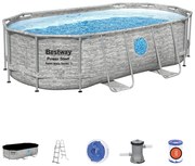 Πισίνα BESTWAY POWER STEEL OVAL POOL SET 427x250x100cm