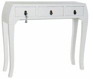 Έπιπλο Εισόδου DKD Home Decor Λευκό Ασημί 96 x 26 x 80 cm