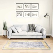 vidaXL Χαλί Πλενόμενο Αντιολισθητικό Γκρι 80 x 150 εκ.