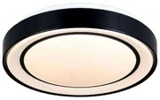 Φωτιστικό Οροφής-Πλαφονιέρα Led 42179-B 40x8cm 2200Lm Black Inlight Μέταλλο,Ακρυλικό