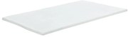 Ανώστρωμα Casmeriane roll pack λευκό ύφασμα-memory foam 140x200x5εκ 140x200x5 εκ.