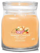 Αρωματικό Κερί Signature Mango Ice cream Medium 1632325E 9,3x11,4cm Orange Yankee Candle