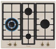 FRAM FBH-S4IWF-RBG Eντοιχιζόμενη Εστία Αερίου 58 x 51 cm, Μπεζ