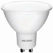 Λαμπτήρας Led Dimmable GU10 6W Day White 4000K 100° Inlight 7106092DIM