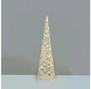 Διακοσμητικό Επιδαπέδιο 30xLED 0,9W 3xAA IP20 3000K Aca-X11301118-Ασημί X11301118