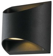 Φωτιστικό Τοίχου - Απλίκα Veyron LED-W-VEYRON NERO 7W Led 12,3x6,9x13cm Black Intec