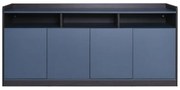 Ντουλάπι Advance ΕΟ826 169x40x80cm Wallnut-Grey