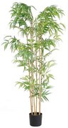 Τεχνητό Δέντρο Μπαμπού NP5801_150_22_Uv Ύψος 150cm Green New Plan Polyethylene,Fabric