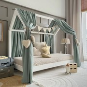 Κουρτίνα Οροφής Bianco Bed Mint Luletto