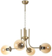 Φωτιστικό Οροφής Nevada 846STL5135 Φ65x70cm 4xE27 40W Gold Opviq