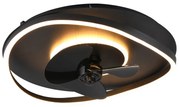 Ανεμιστήρας Reality Lighting -RL SORTLAND R67393132 Μαύρο Ματ (Black Mat) 2700 - 6500K