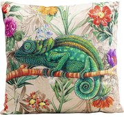 Μαξιλάρι  Jungle Chameleon Ύφασμα Πολύχρωμο 43x43x5εκ. - Πολύχρωμο