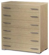 SARFURNITURE Συρταριέρα 6άρα δρυς SAR-110995