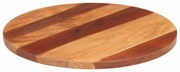 vidaXL Επιφάνεια Τραπεζιού Στρογγυλή 25-27 χιλ. 60 εκ. Ξύλο Ακακίας