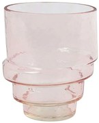 Βάζο Angelica 013.797286 13x15cm Pink Glass