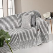 Ριχτάρι Norton Grey Guy Laroche Πολυθρόνα 180x150cm Cotton-Acrylic